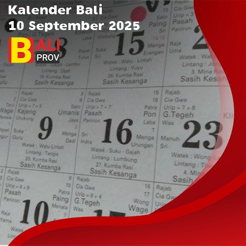 Kalender Bali 10 September 2025: Pagerwesi