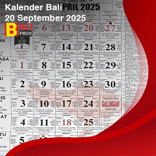 Kalender Bali 20 September 2025: Perayaan Tumpek Landep