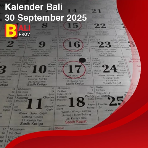 Kalender Bali 30 September 2025: Kajeng Kliwon Enyitan