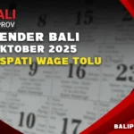 Kalender Bali 9 Oktober 2025: Wraspati Wage Tolu