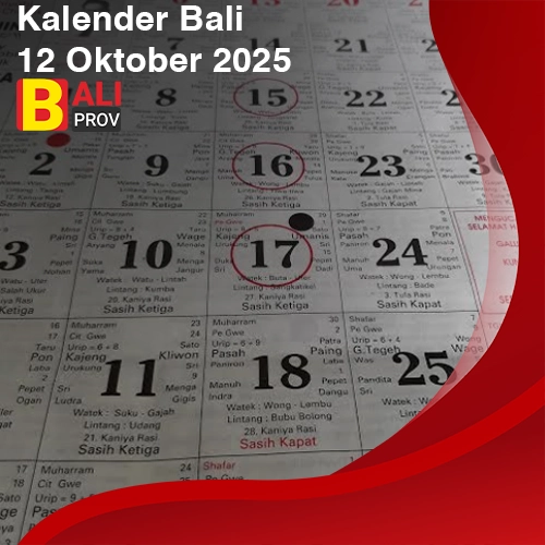 Kalender Bali 12 Oktober 2025: Redite Paing 