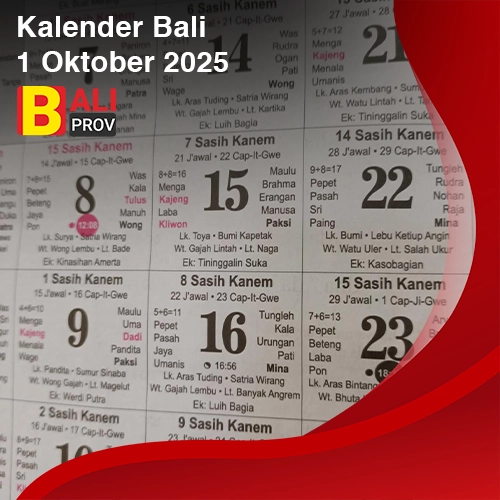 Kalender Bali 1 Oktober 2025: Buda Umanis Kulantir 