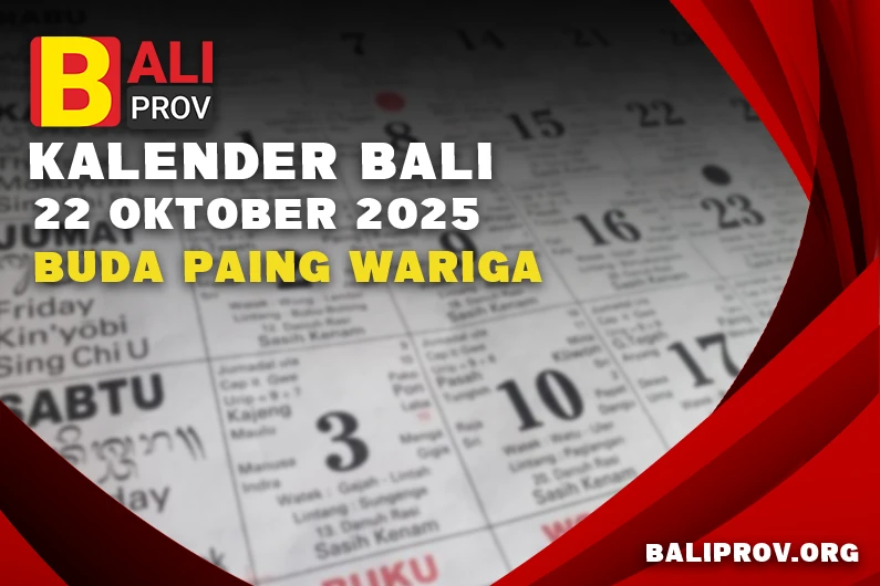 Kalender Bali 22 Oktober 2025