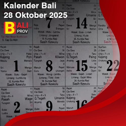 Kalender Bali 28 Oktober 2025