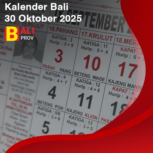 kalender bali 30 Oktober 2025