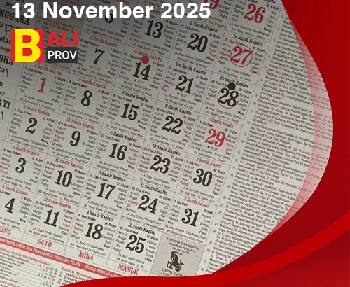 Kalender Bali 13 November 2025