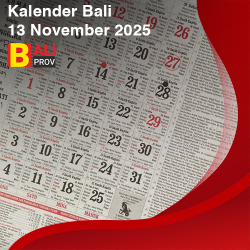 Kalender Bali 13 November 2025