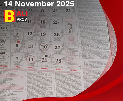 Kalender Bali 14 November 2025