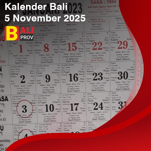 Kalender Bali 5 November 2025