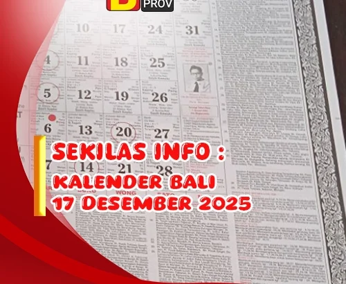 Kalender Bali 17 Desember 2025 