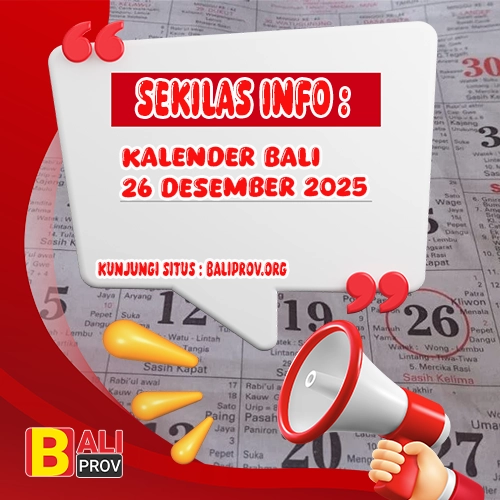 Kalender Bali 26 Desember 2025 