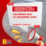 Kalender Bali 10 Desember 2025